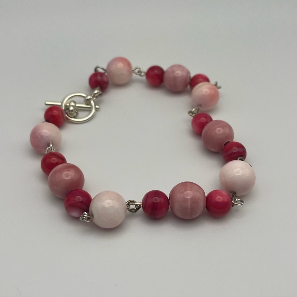 Pink Beaded Bracelet